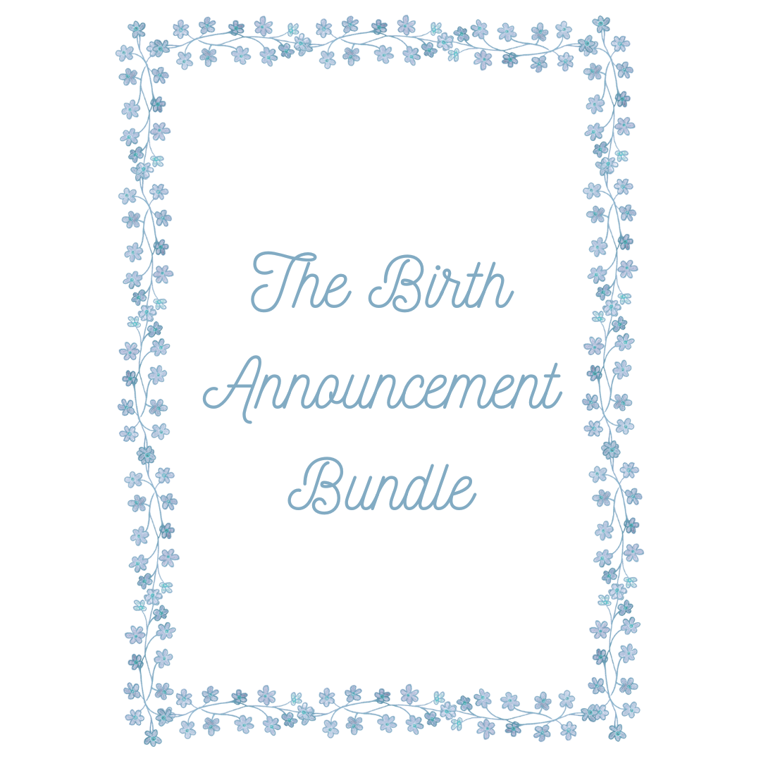 Birth Announcement Bundle