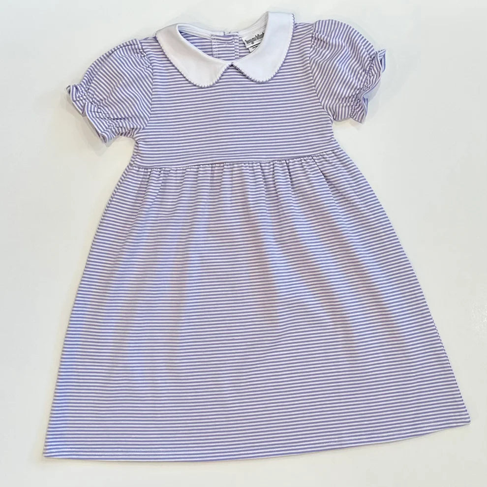 Striped Peter Pan Collar Dress