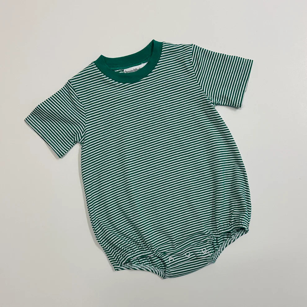 Striped Short Sleeved Bubble