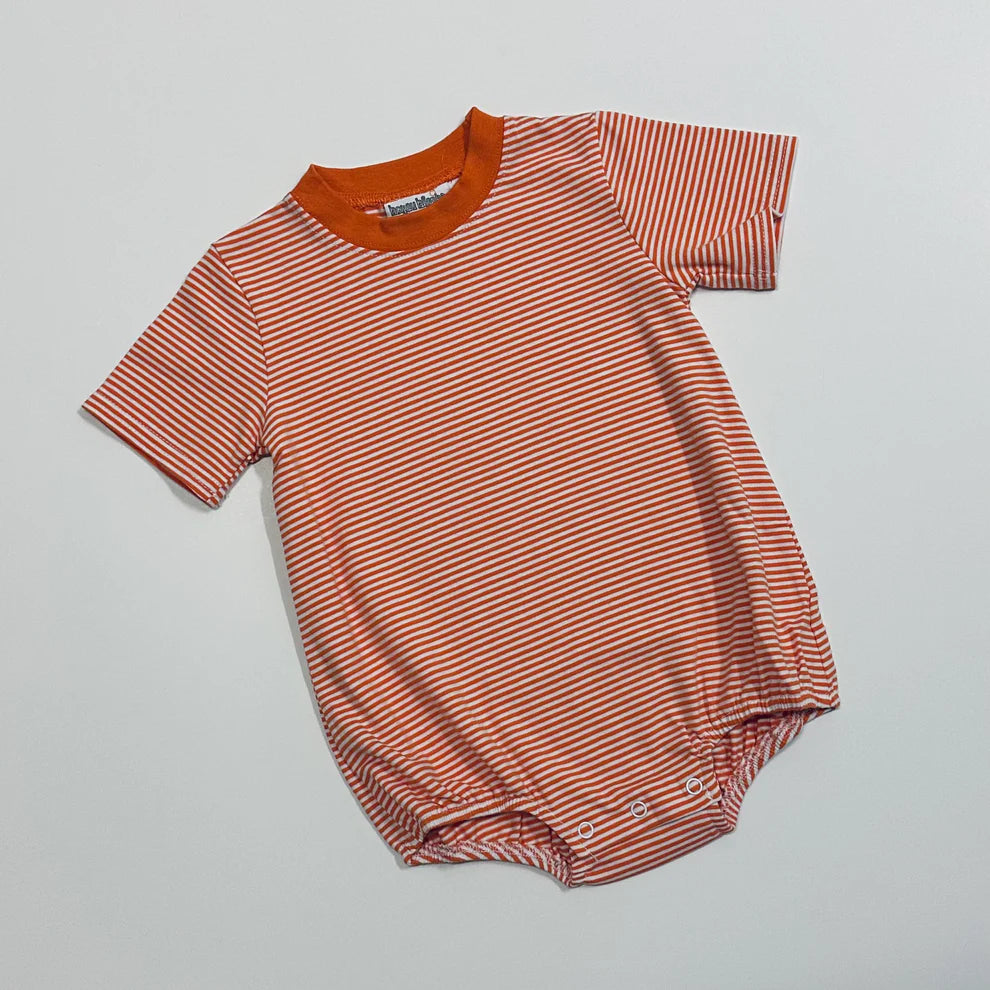 Striped Short Sleeved Bubble