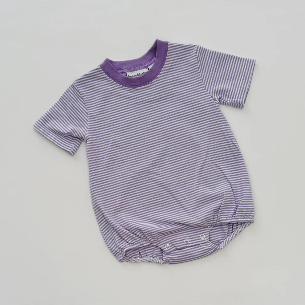 Striped Short Sleeved Bubble