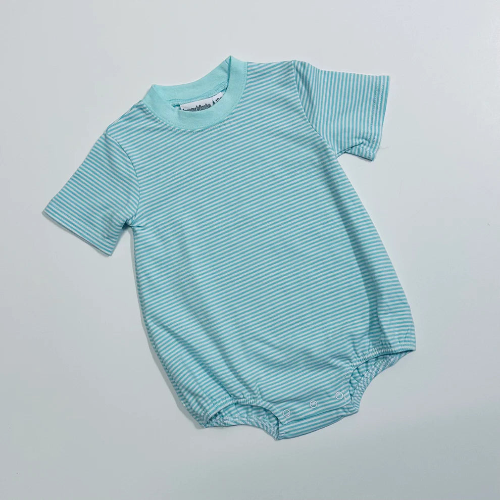 Striped Short Sleeved Bubble