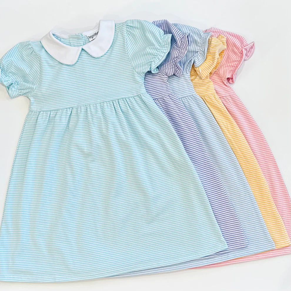Striped Peter Pan Collar Dress