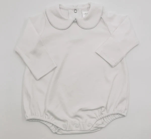 Long Sleeved Piped Collar Bubble