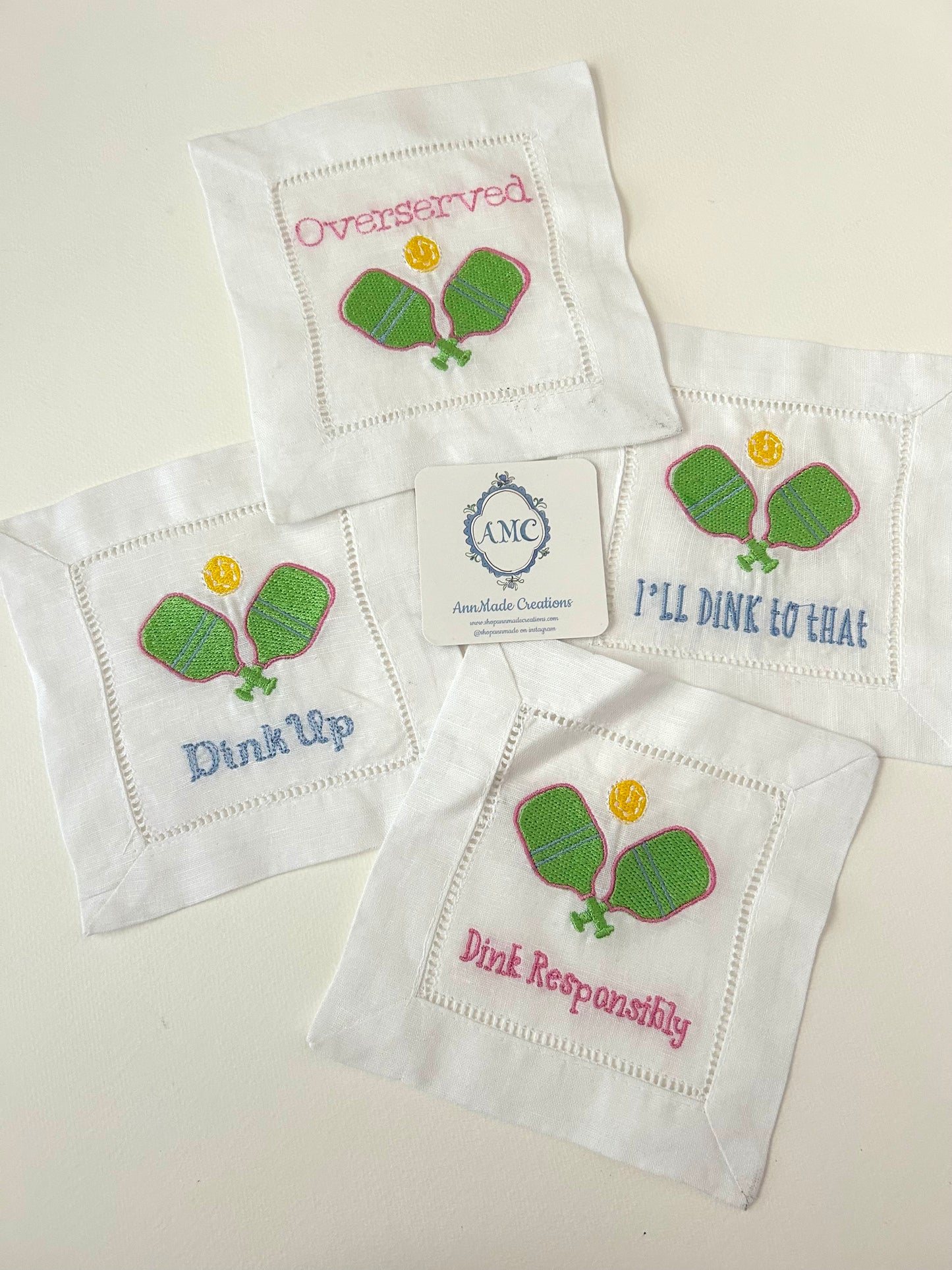 Pickleball Cocktail Napkins