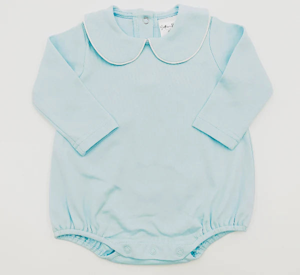 Long Sleeved Piped Collar Bubble