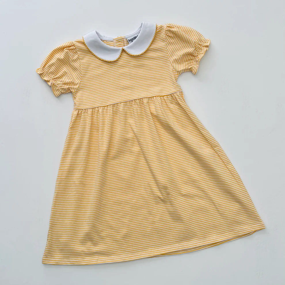 Striped Peter Pan Collar Dress