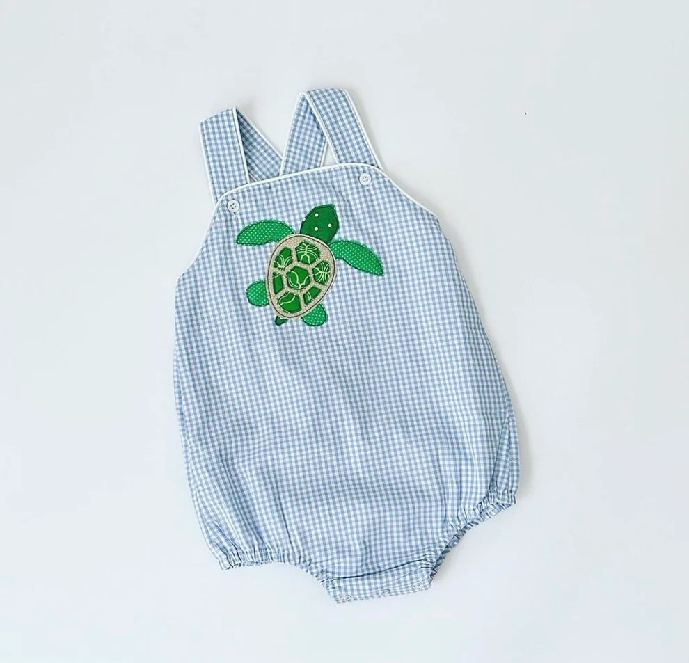 Seersucker Cross Back Sunsuit
