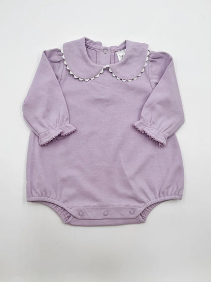 Long Sleeved Scalloped Collar Bubble