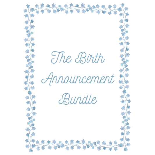 Birth Announcement Bundle