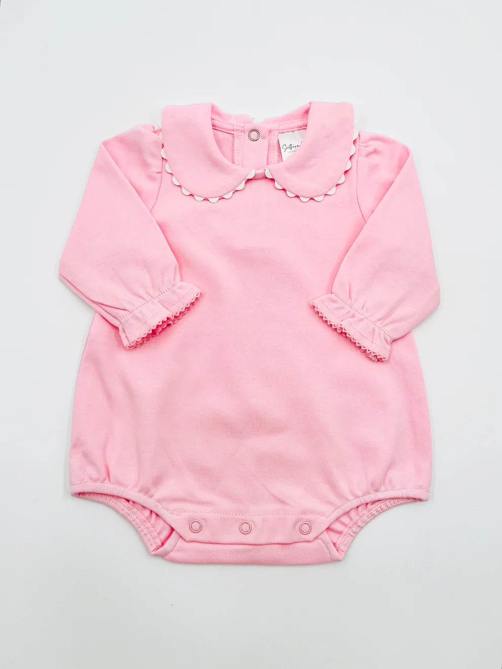 Long Sleeved Scalloped Collar Bubble