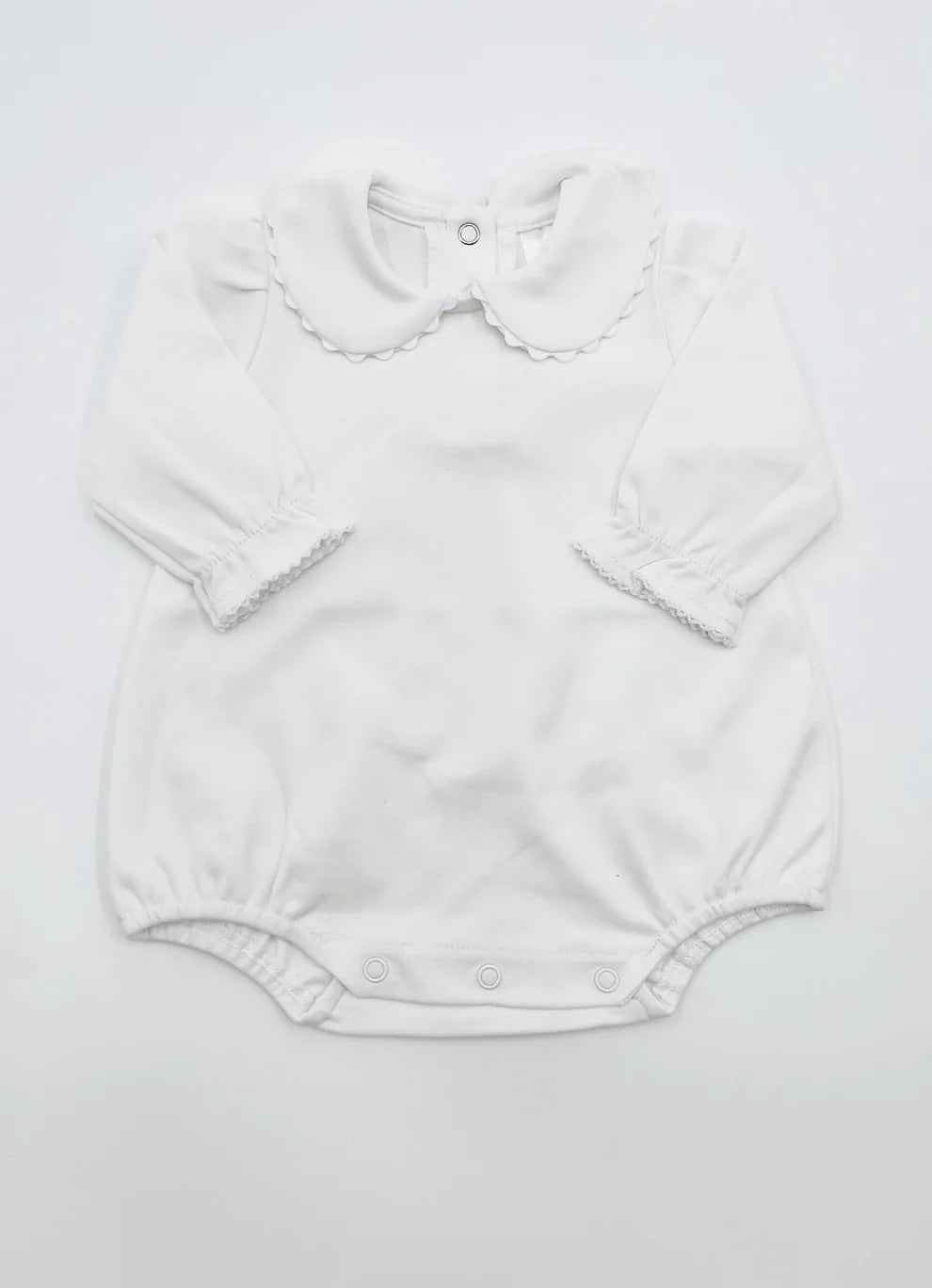 Long Sleeved Scalloped Collar Bubble