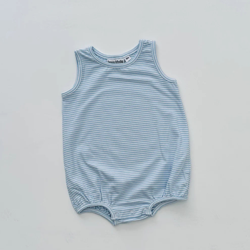 Striped Sleeveless Bubble