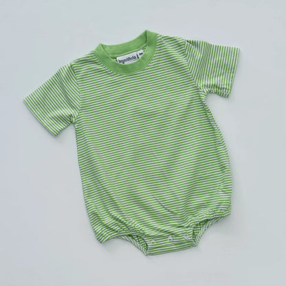 Striped Short Sleeved Bubble