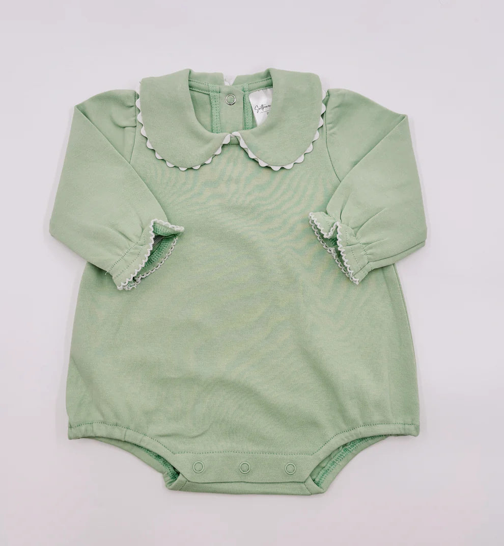 Long Sleeved Scalloped Collar Bubble