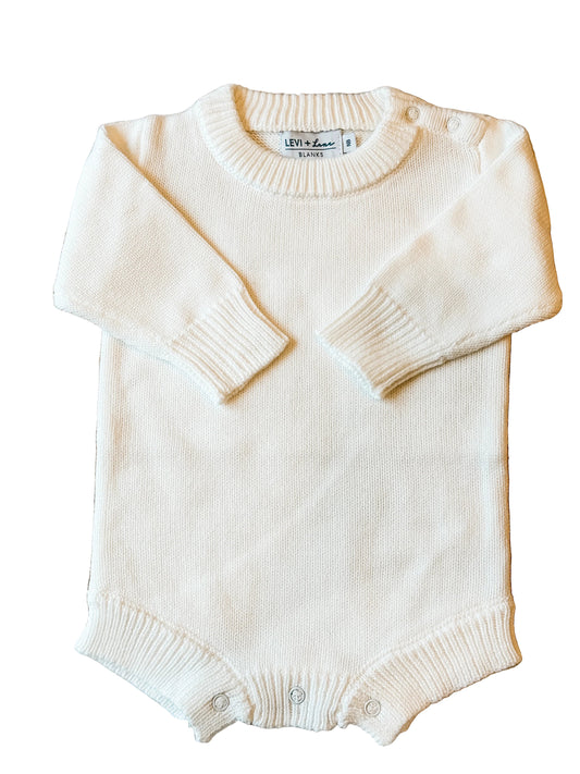 Knit Plain Romper