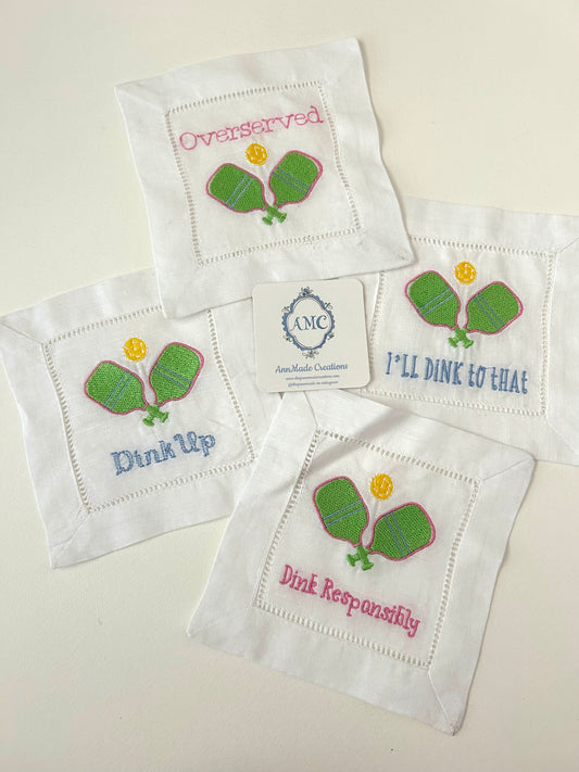 Pickleball Cocktail Napkins