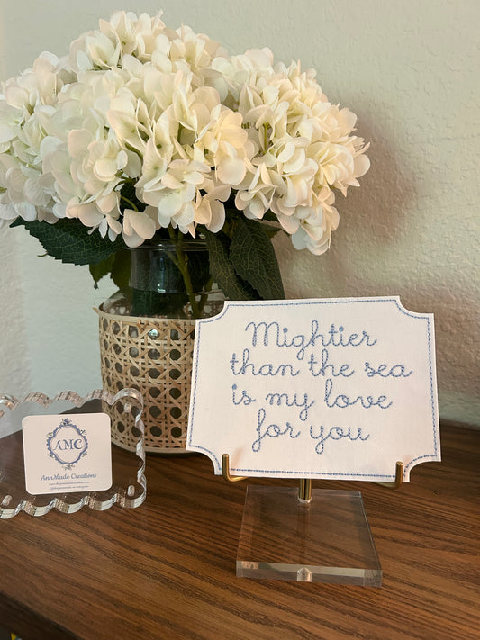Mightier Than the Sea