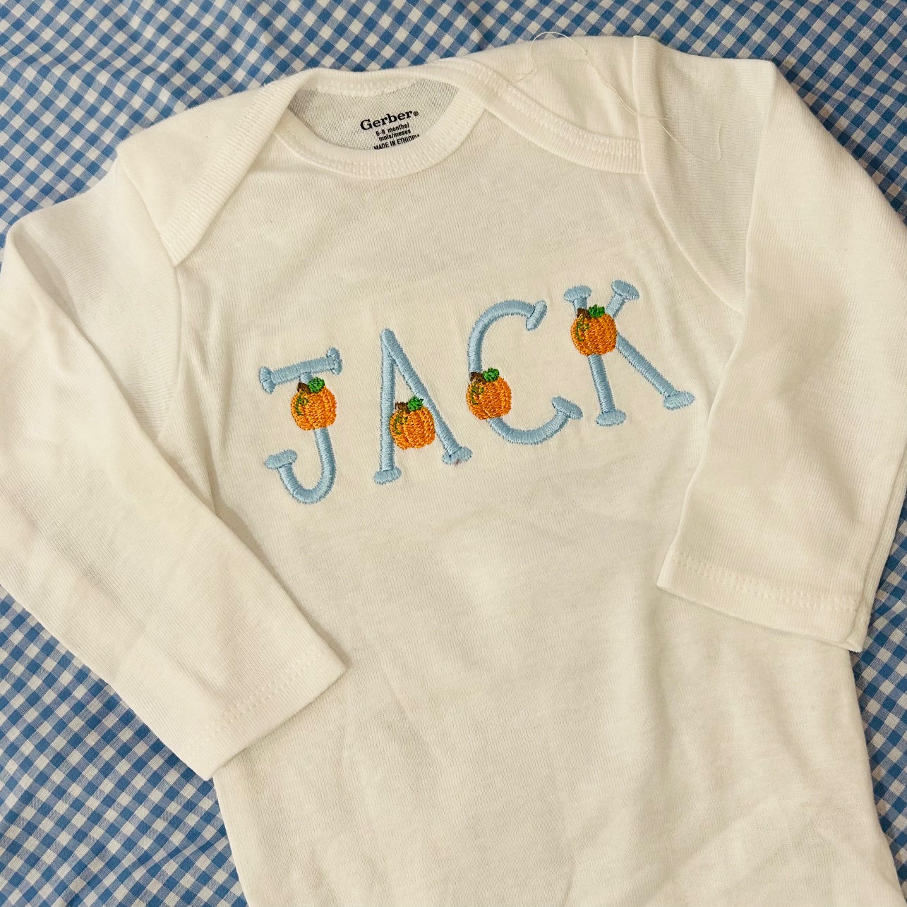 Pumpkin Lettering Shirt