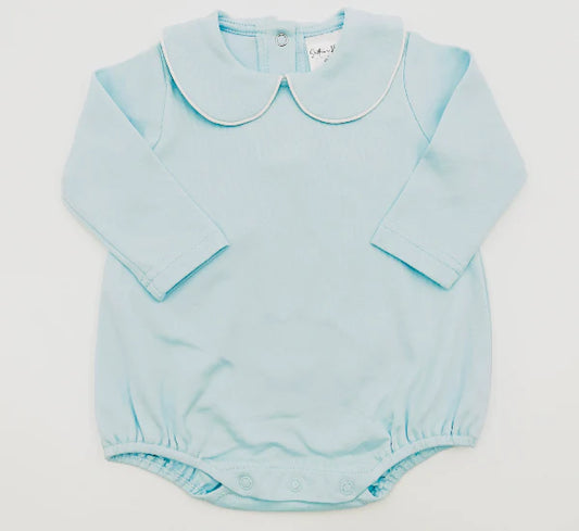 Long Sleeved Piped Collar Bubble