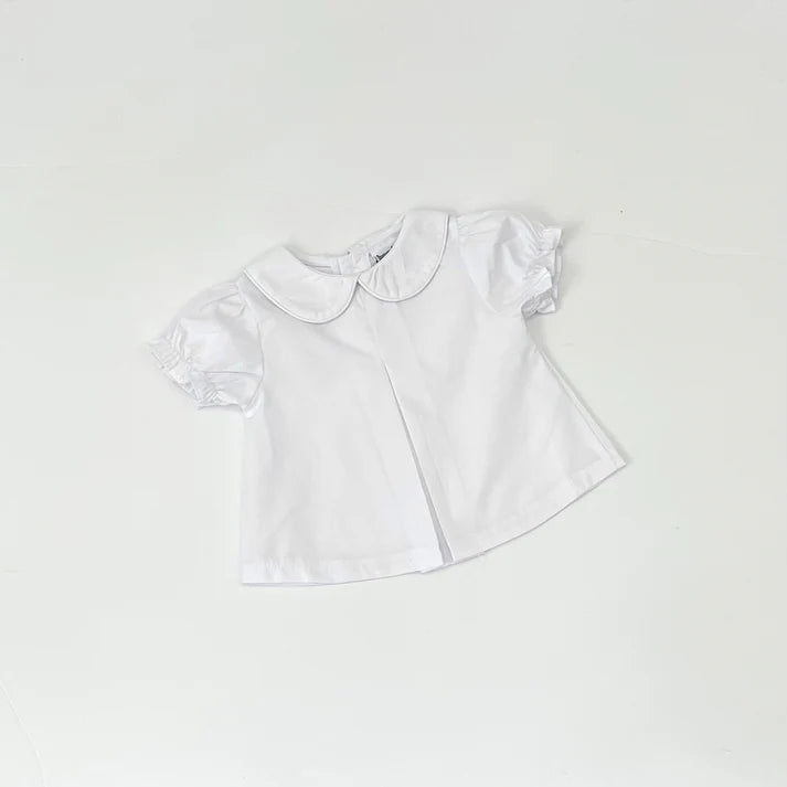 Girl Pleated Peter Pan Diaper Shirt
