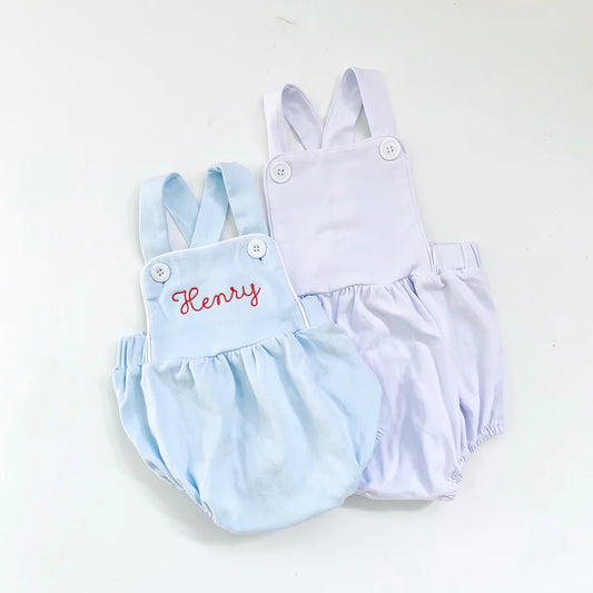 Knit Sunsuit with piped edge